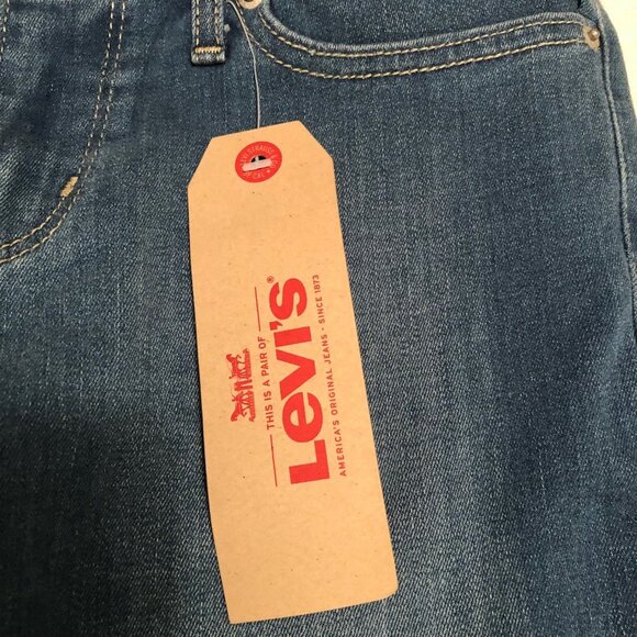 Levi Womens 711 Skinny Jeans Size 26 New With Tag Irregular - Picture 3 of 8